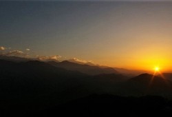 Sunrise view in Nagarkot