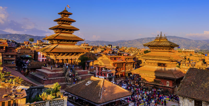 Arrive at Kathmandu (1400m) and transfer to hotel. Overnight at Kathmandu.'