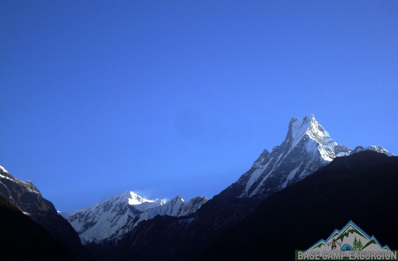 Trek Chhomrong to Himalaya hotel'