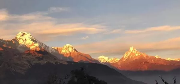Annapurna Base Camp Nepal 2018 trekking destination and mountain scenery