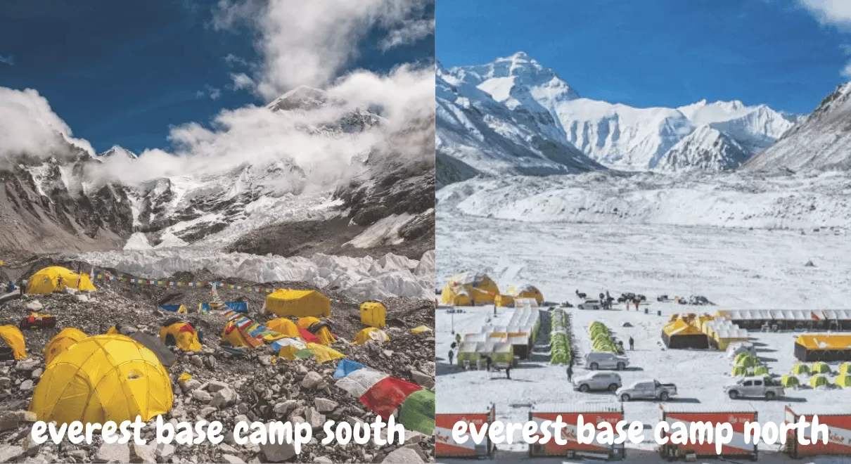Everest Base Camp China vs Nepal