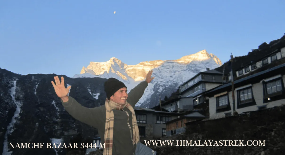 Trekkers using Wi-Fi and mobile phones at Everest Base Camp trek villages
