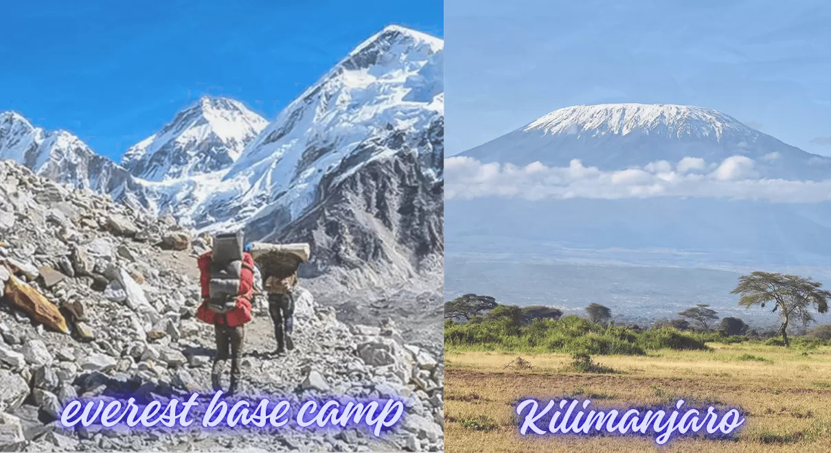 kilimanjaro vs everest base camp