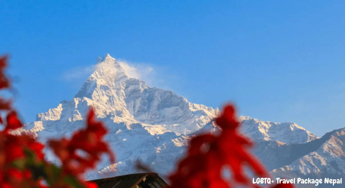 Nepal LGBTQ+ travel package mountain adventure scenic view