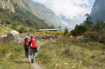 Trek from Kyanjin to Ghoda Tabela'