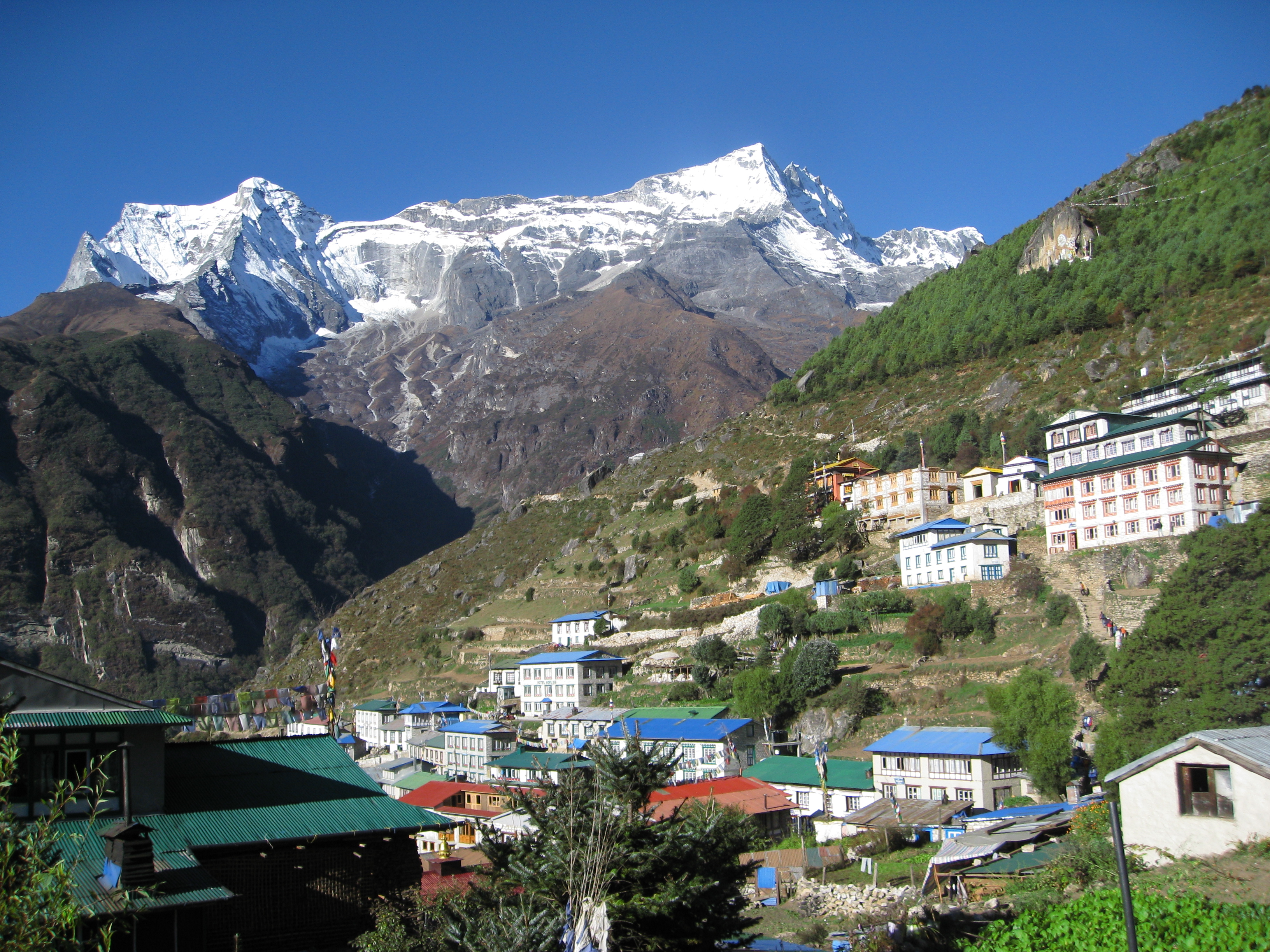 Acclimatization day in Namche Bazaar.'