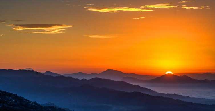 Sunrise from Sarangkot. Sightseeing'