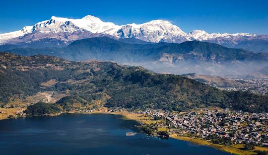 Kathmandu to Pokhara by drive / 6 hrs driving / Overnight at Pokhara Lakeside hotel.'