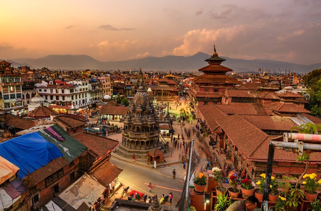 Arrival, Kathmandu. '