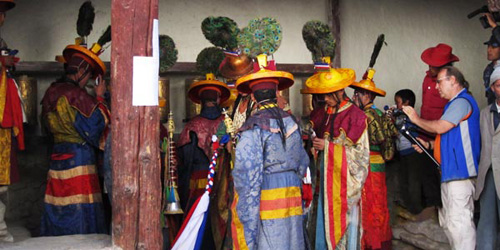 Tengboche Monastery. Festival Observation.'