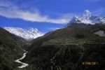 Trek Pangboche to Dingboche (4,360 m/14,300 ft)