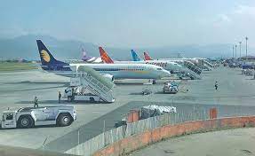 Upon arrival in Kathmandu international airport