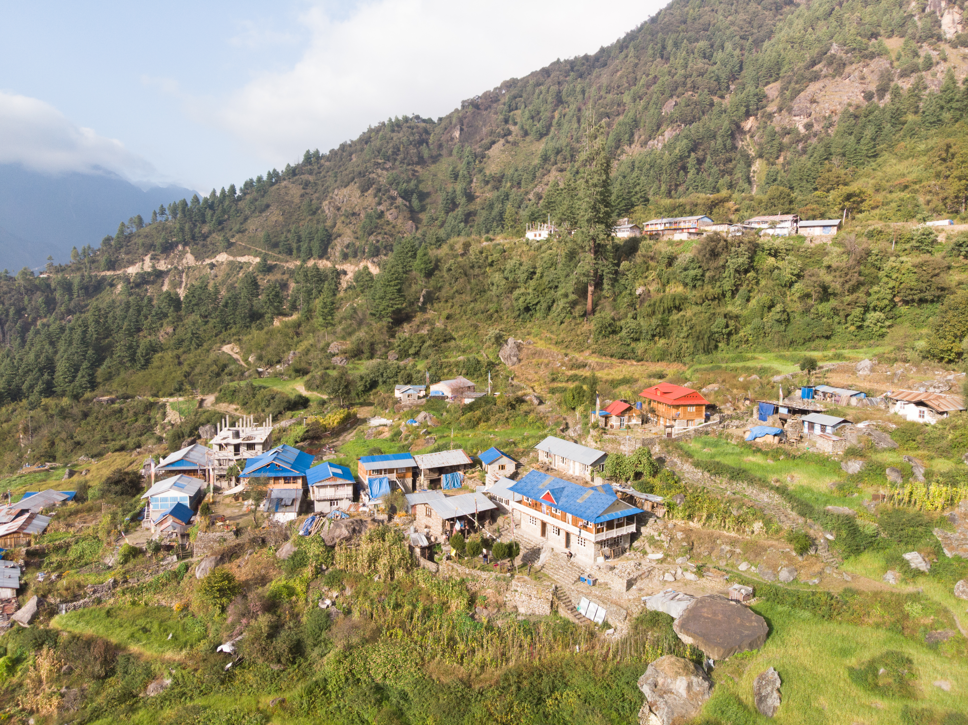 Rasuwagadhi to Briddim (2290m).'