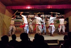 Tharu stick dance