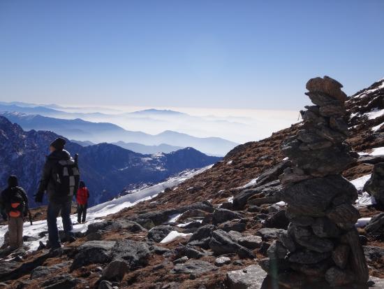 Gosaikund to Gopte (3440m).'