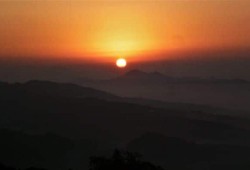 Sunrise at Sarangkot.