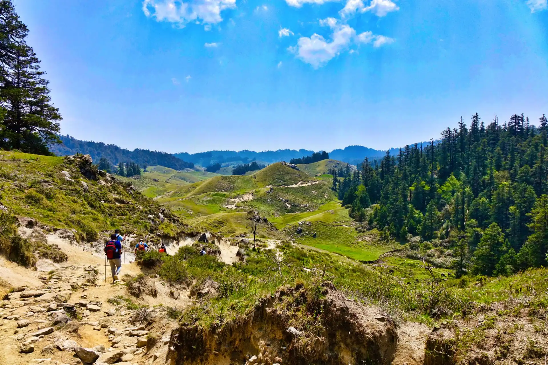 Trek from Khaptad National Park to Bajhang (Tamail).'