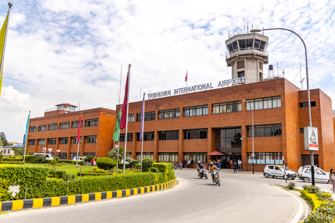 Arrival in Kathmandu.'