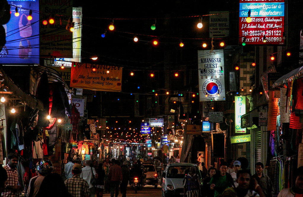 Walk around the Thamel. Leisure / Shopping. Swayambhunath sightseeing. Overnight at Kathmandu'