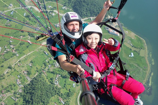 Paragliding from Sarangkot. Sightseeing.'