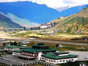 Arrival at Paro - Thimpu