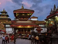 Back to Kathmandu on a Return Flight (1,400m)