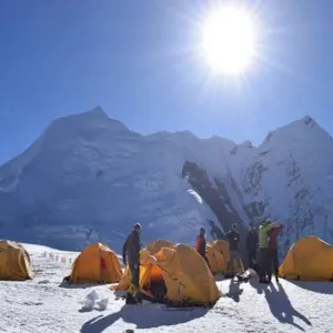 Base Camp to High camp (5800 m)