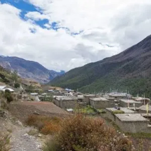 Manang to Khansar village.