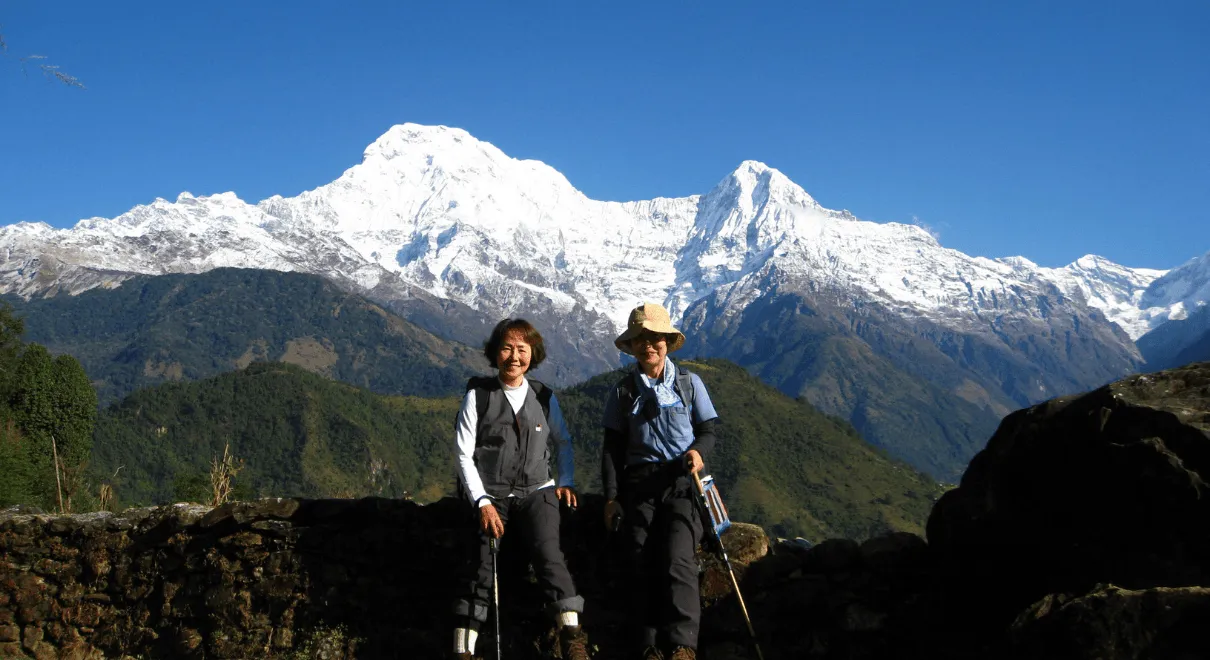 Tihar Festival of Lights celebration in Nepal with decorated homes and oil lamps during Annapurna trek