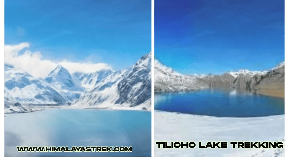 Tilicho Lake trekking destination at 4919 meters in Annapurna Nepal