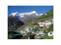 Trek from Pangboche to Namche Bazaar