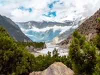 Trek Marpha to Kalopani. Overnight