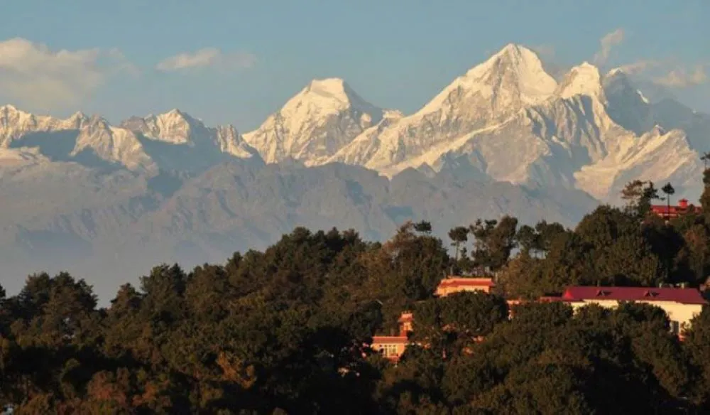 Wheelchair user enjoying accessible Nepal tour with mountain views and cultural sites